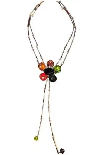 Women's Floral Necklace Beads Summer Bohemian Fashion Multicolor Accessories