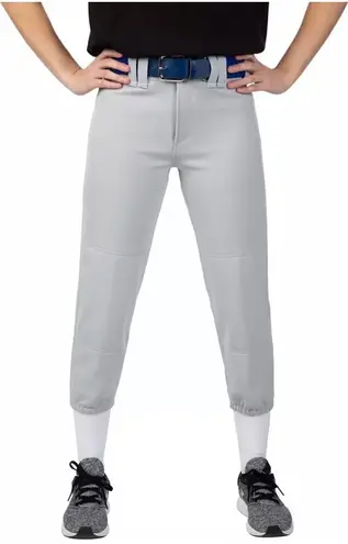 Mizuno Women's Performance Softball Pants Grey XL Athletic Sports Activewear