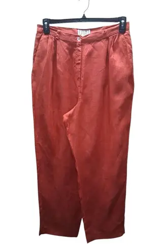 Jennifer Moore LINEN WIDE LEG PANTS SZ-14