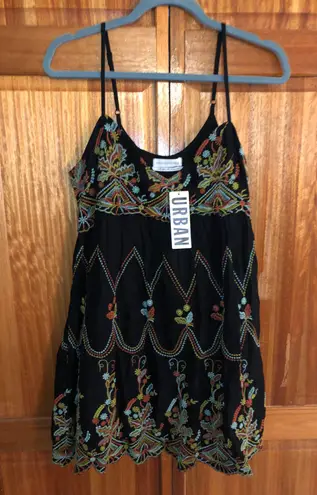 Urban Outfitters NWT UO Jamie Embroider Babydoll Dress - Medium