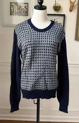 Vintage sp. A Garbo Roma Piazza Di Spagna Sweater 42 L Blue Size L