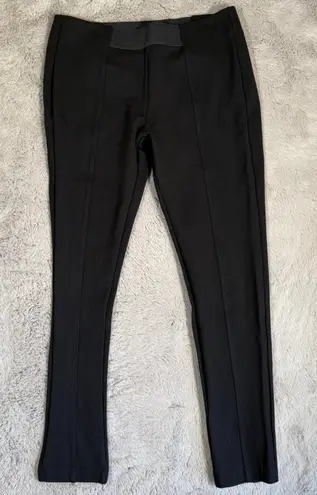Esprit Black Pull On Ponte Pants Career Casual Stretch Comfort Size 6