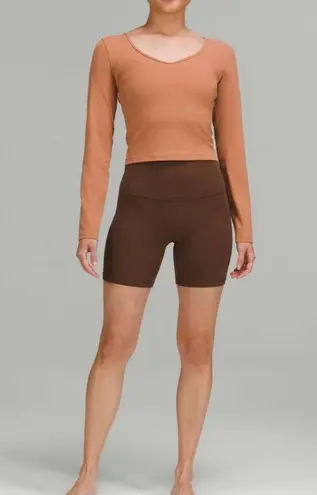 Lululemon  Align Long Sleeve Shirt Dusty Clay NWT Retired Edition Size 8 - Image 1