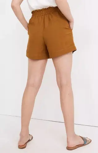 Madewell Linen-Cotton Drawstring Pull-On Shorts Size XS