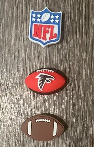 Crocs NFL Atlanta Falcons Football Croc Charm Jibbitz