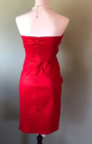 NWOT red Romeo & Juliette Couture semiformal dress Size M