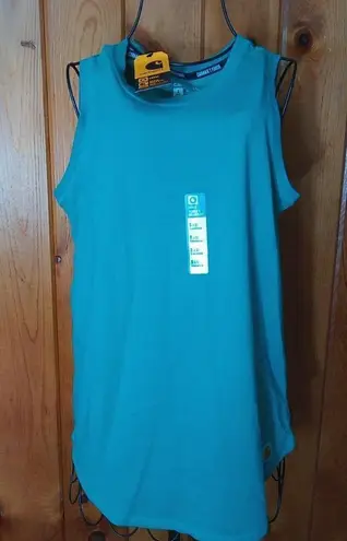 Carhartt  tank top blue size small relaxed fit work wear outdoor tank top turquoi