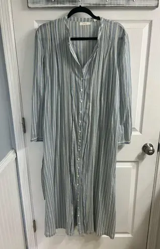 Doen Lorena Dress in Monte Isola Stripe Blue Size XS