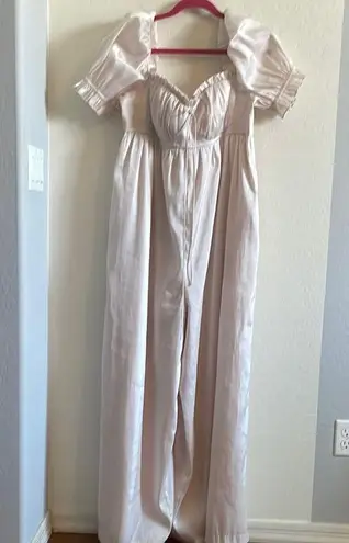 SELKIE Seashell Wide Leg Jumpsuit XL Pink