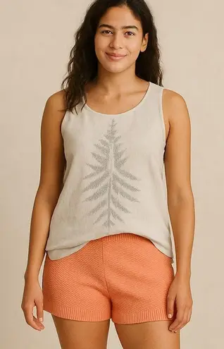 Sincerely Jules Orange Crochet Chenille Knit Hot Pants Women M Lounge Hippie Size M