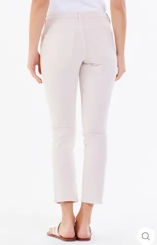 Dear John BLAIRE HIGH RISE ANKLE SLIM STRAIGHT JEANS WHITE SWAN