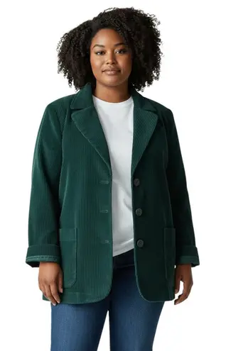 Newport News VTG 90’s Wide Corduroy 3 Button Barn Jacket Sz 16 Unlined Pockets