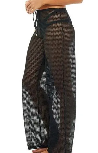 Jordan Taylor Black Sequined Mesh Wide Leg Pants Swimsuit Cover Festival Wear XL