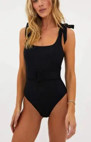 Beach Riot Anthropologie x  Sydney Black Belted Swimsuit NWT Sz. XS