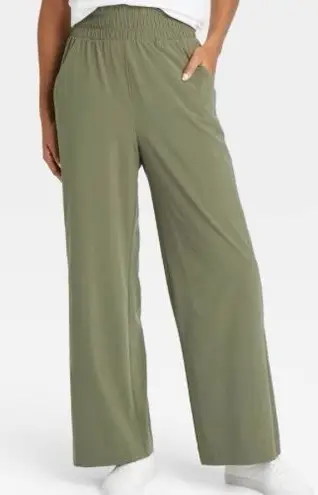 All In Motion moss wide leg high rise athletic pant size XL