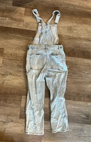 Wild Fable Oversized Distressed Denim Overall Bibs 