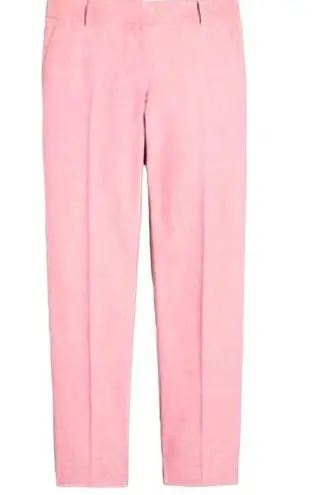 J Crew Factory city fit low rise skimmer pant in Oxford cotton size 8 White