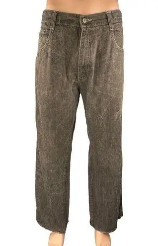 Southpole Men's Brown Washed Mid Rise Straight Leg Cotton Denim Jeans Size 36