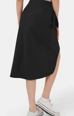 Halara  2-IN-1 High Waisted Tie Side Midi Casual Skirt Side Slit Athletic & Sexy