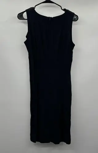 S.L. Fashions Vintage Black Sleeveless Dress & Matching Short Sleeve Jacket Sz 8