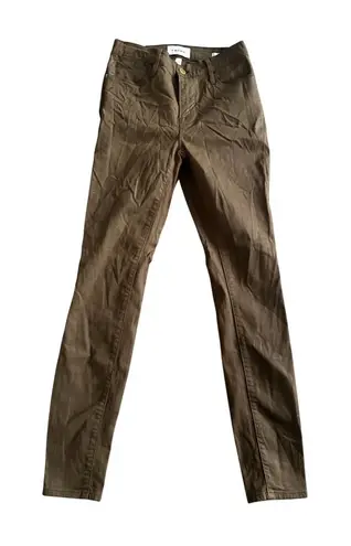 Frame Le High Skinny Brown Legging Jeans Size 25