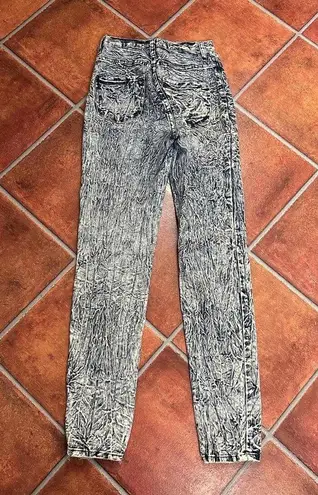 Aphrodite Blue Acid Wash High Waist Stretch Jeans Size 9