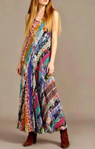 Johnny Was $585 NWOT Treble Bias Floral Sleeveless Maxi Dress S Multicolor