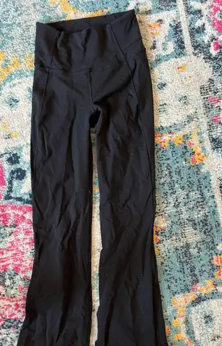 Lululemon Black Flare Yoga Pants