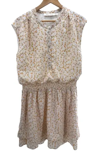 Bishop and Young Women's Bright Side Print Kelley Smock Dress Large Sleeveless