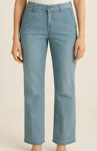 Express Design Studio Editor Pants Womens Size 4 Light Wash Denim Blue