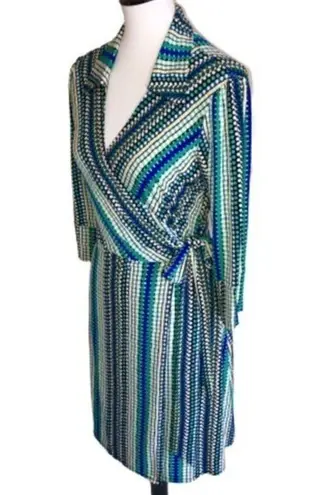 Laundry by Design Dot Wrap Dress Size Small