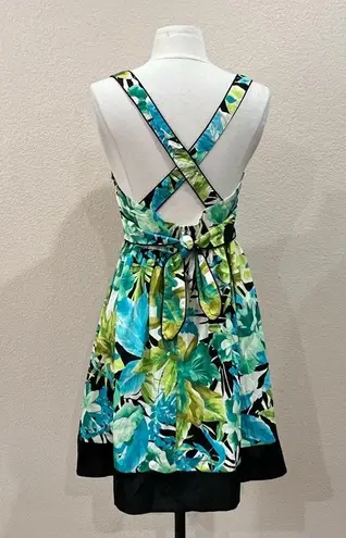 City Triangles  Tropical Floral Empire Waist Mini Dress NWT Size 9