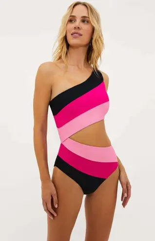 Beach Riot Joyce One Piece Amour Colorblock, size Large , $168