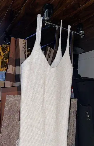 Balmain Strapped Velvet Mini Dress in Casse Blanc