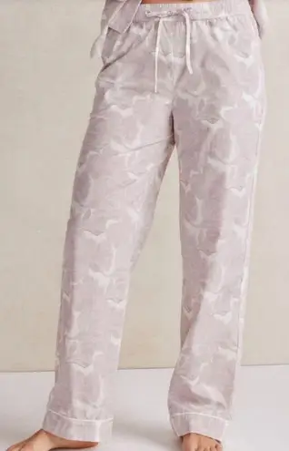 Haven Well Within Organic Cotton Gauze Fern Print Pajama Pants Size XS NWT Tan