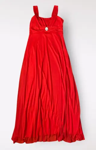 Ruby Rox Vintage Y2K Midi Dress Womens Size XL Red Cocktail Formal