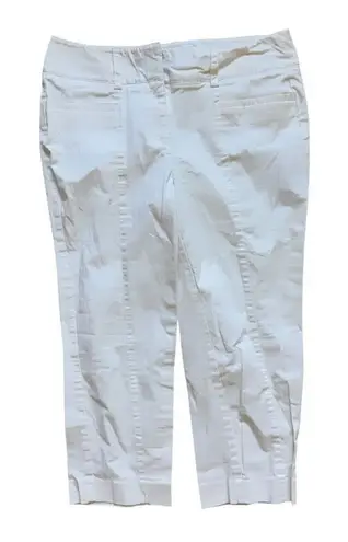 Dana Buchman Womens Signature White Cropped Casual Pants - Sz 8