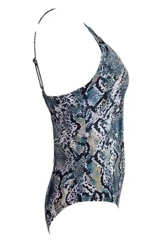 Shade & Shore women's size medium multi color snakeskin one piece swimsuit