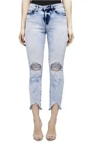 L'Agence L’AGENCE High Line Jean Light Wash Distressed Jeans Size 26 MSRP $275