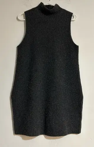 Theory  Embree Charmant Mock Neck Sleeveless Tunic Sweater Wool Cashmere Medium thumbnail 1