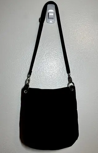 Baggallini  Sydney Crossbody Bag Nylon Water Resistant Adjustable Strap Black