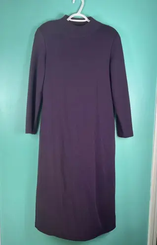 Vintage Sag Harbor Petite Sweater Dress in Plum Purple Size undefined