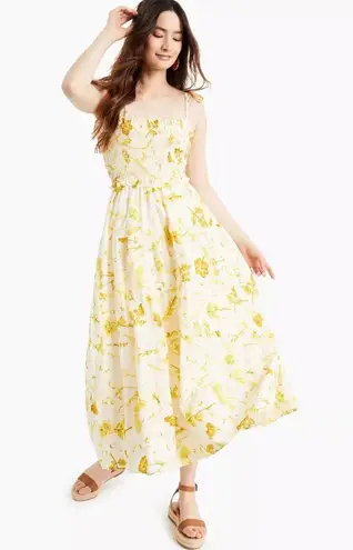 Inc international Concepts Cotton Tie-Shoulder Smocked Dress