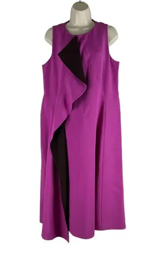 Hugo Boss NEW $1,495 Dianea Runway Dress Sleeveless Pink Back Zip Size 12