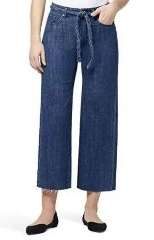 William Rast NWT Women's Misses High Rise Wide Leg Cropped Jean Size 28 Med wash