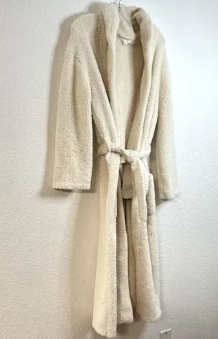 Barefoot Dreams  Robe Size 2 White Cream Style 509 Long Full Length Belted