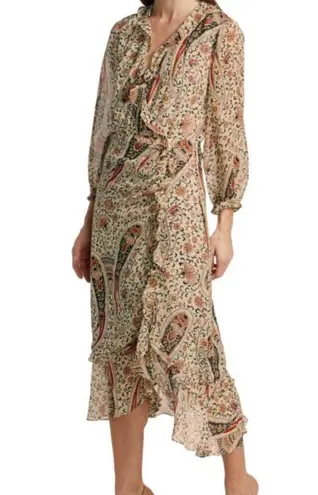 Veronica Beard Derby Silk Paisley Print Dress