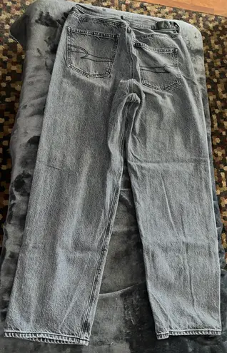 American Eagle Baggy Jeans in Washed Black