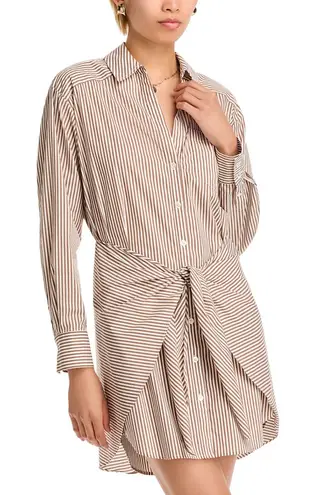 Veronica Beard NWT Roanoke Striped Shirtdress Sz 8