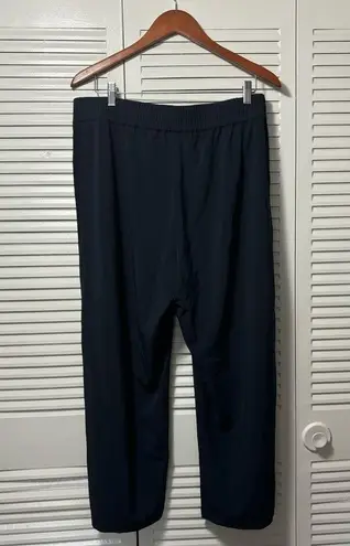 J.Jill  Fit Navy Blue Relaxed Culotte Pants Size L